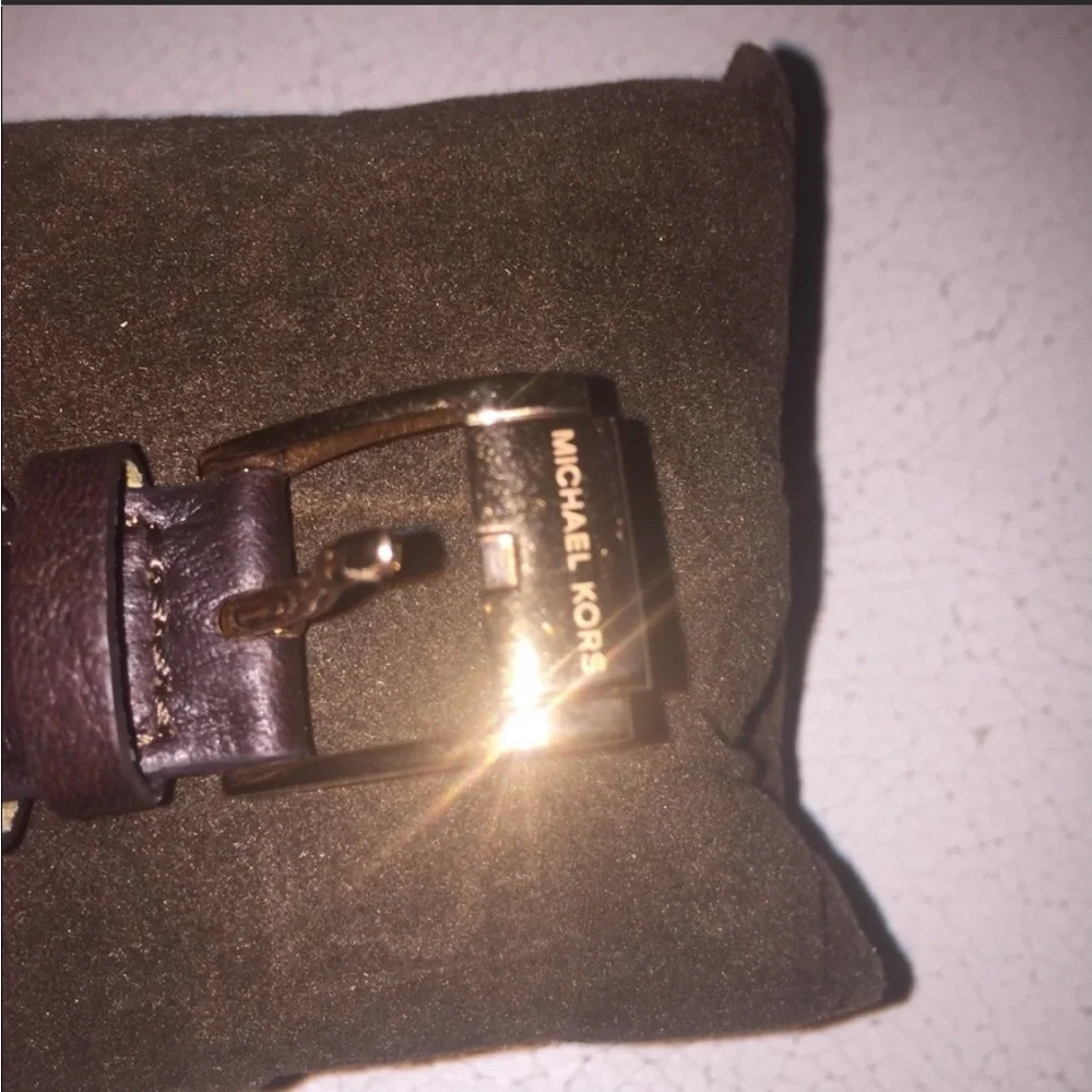 Michael Kors Calfskin leather watch - Picture 6 of 8