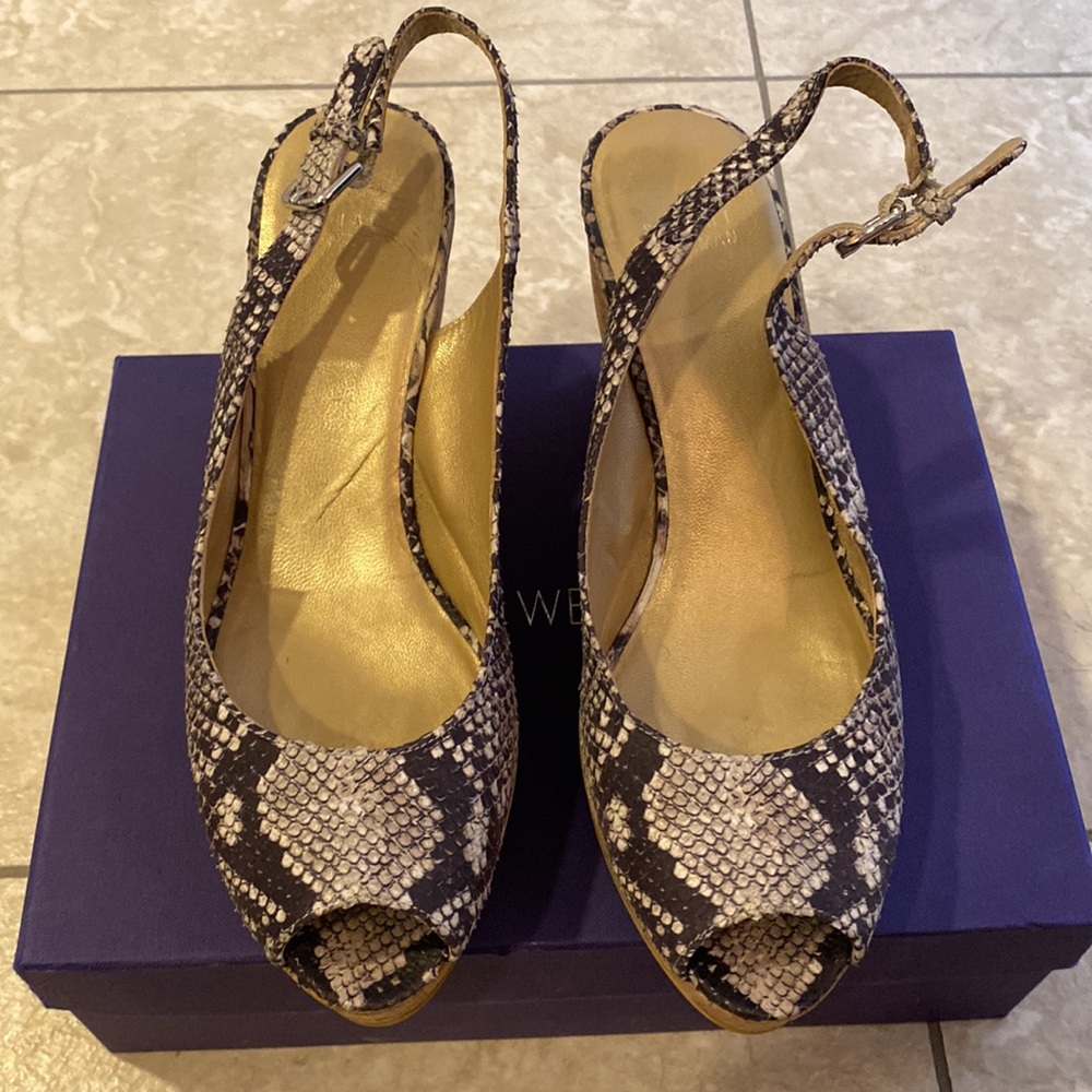 Stuart weitzman Jean heels