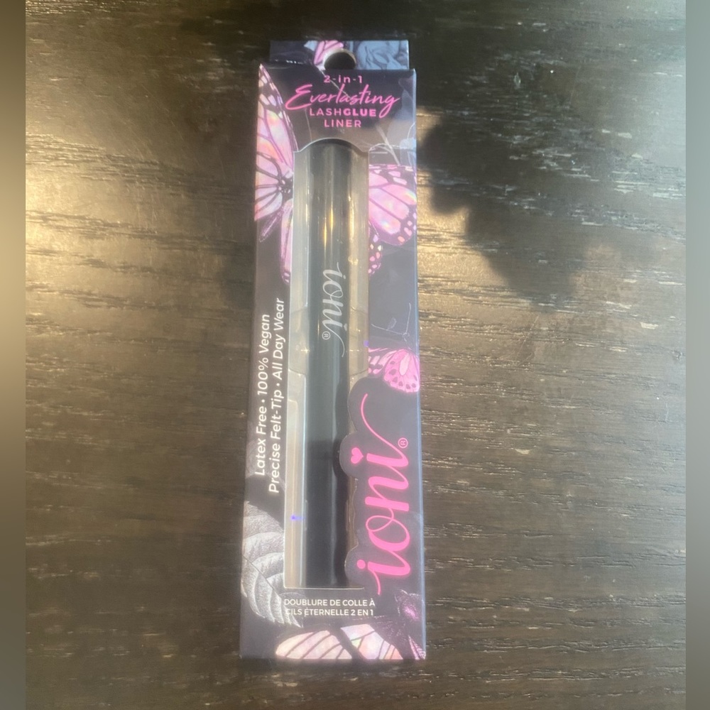 Ioni 2-in-1 Everlasting Lash Glue Liner Black