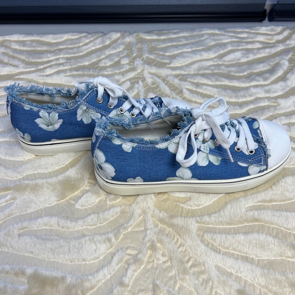 Flowers blue shoes No brand Gem shoes - Picture 3 of 7
