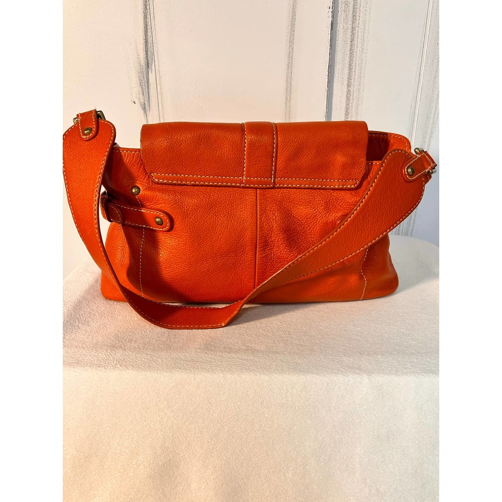 Orange Giani Bermini Leather Purse - Picture 7 of 9