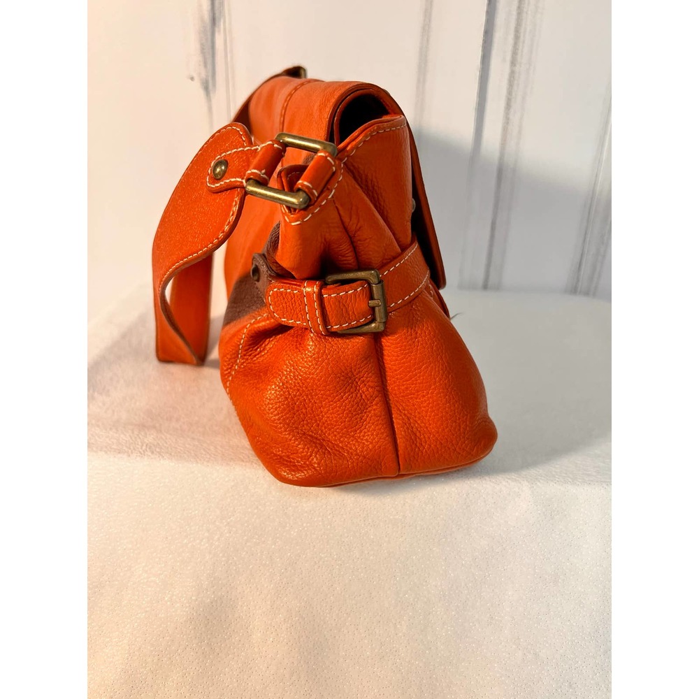 Orange Giani Bermini Leather Purse - Picture 8 of 9