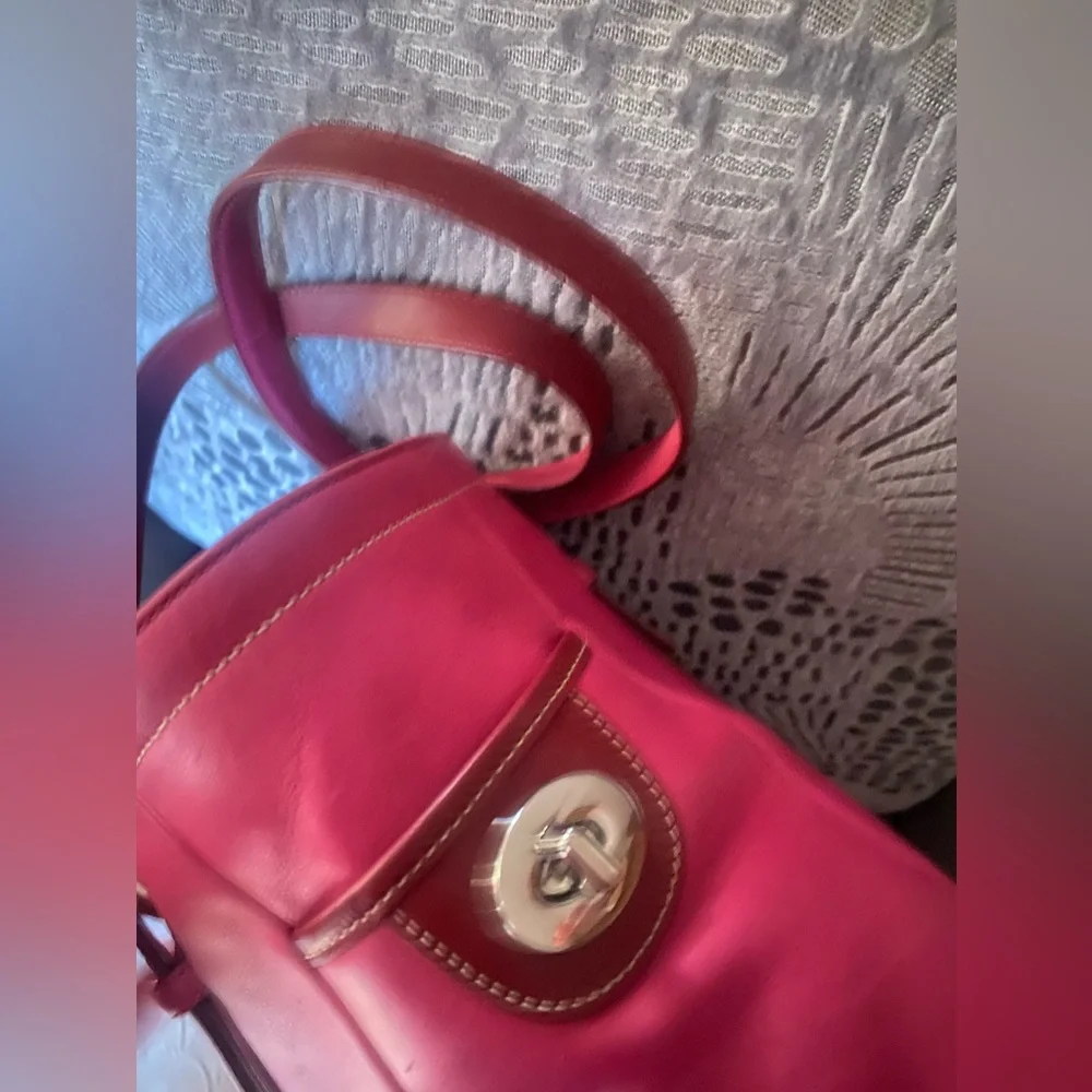 Leather ware Hampton Gallery Rose Tote w Wallet - Picture 7 of 16