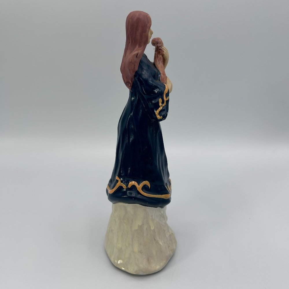 Greenbrier Lady Figurine Playing Mandolin Ceramic Figurine Decorative Accent - Picture 4 of 10