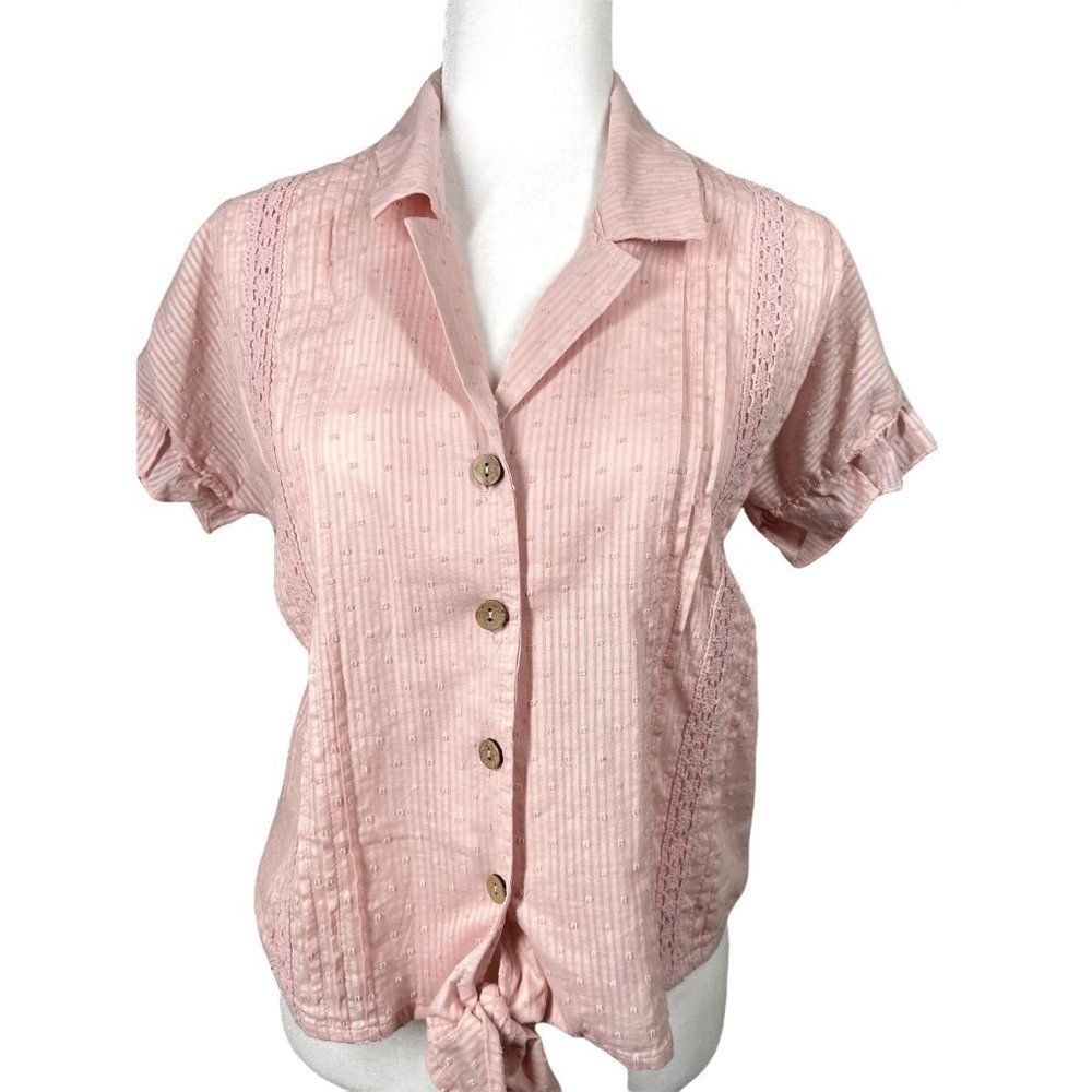 Lauren Conrad Front-tie Shirt - Picture 2 of 8