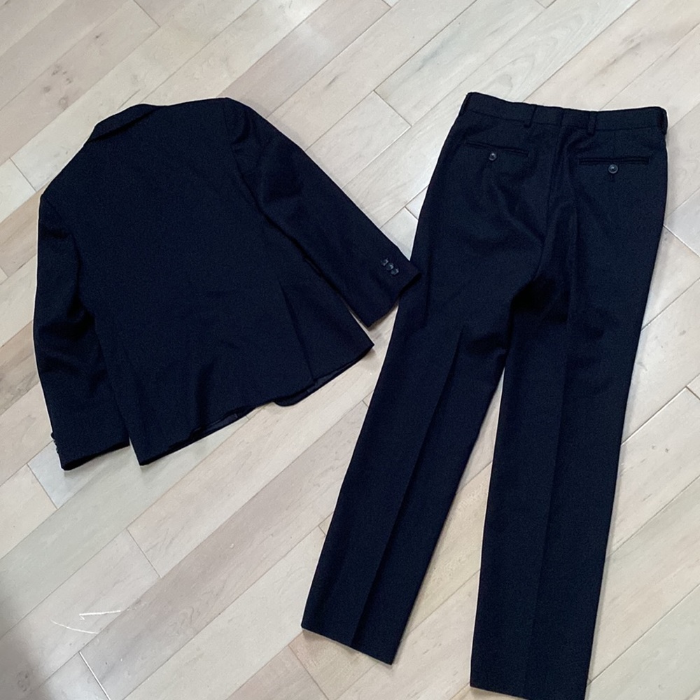 Michael kors dark navy blue wool boys suit solid - Picture 14 of 14