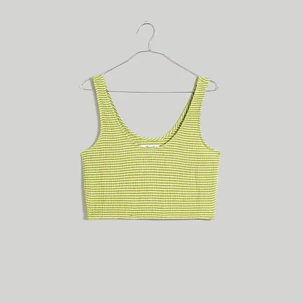 Madewell NWT - U-Neck Crop Tank - Picture 4 of 4