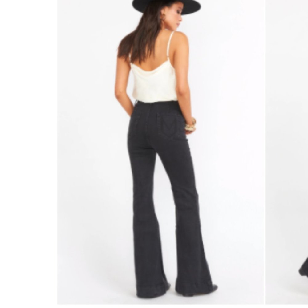 Farrah front seam High-rise Flares size 30 - Picture 2 of 6