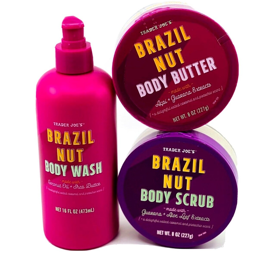Trader Joe's Brazil Nut Body Butter, Scrub or Wash Rare & Limited - Picture 4 of 12