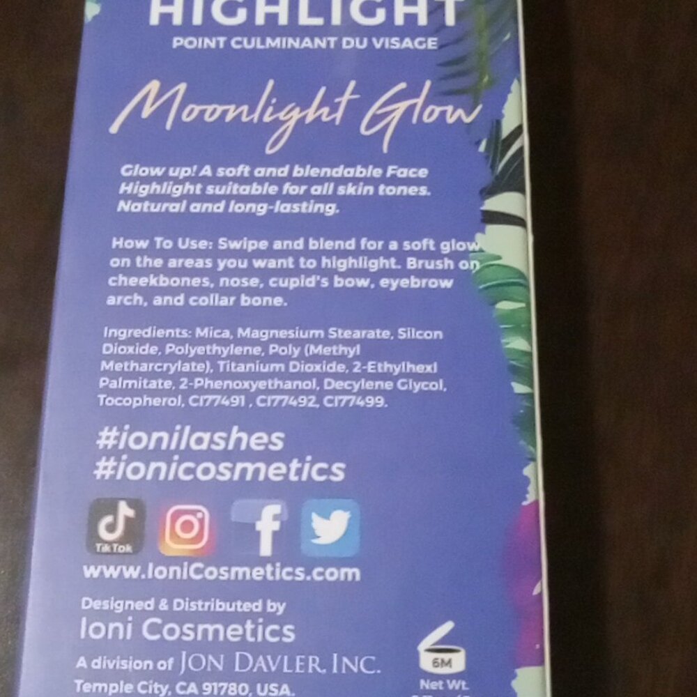 NEW Ioni MoonLight Glow Face Highlight - Picture 2 of 3