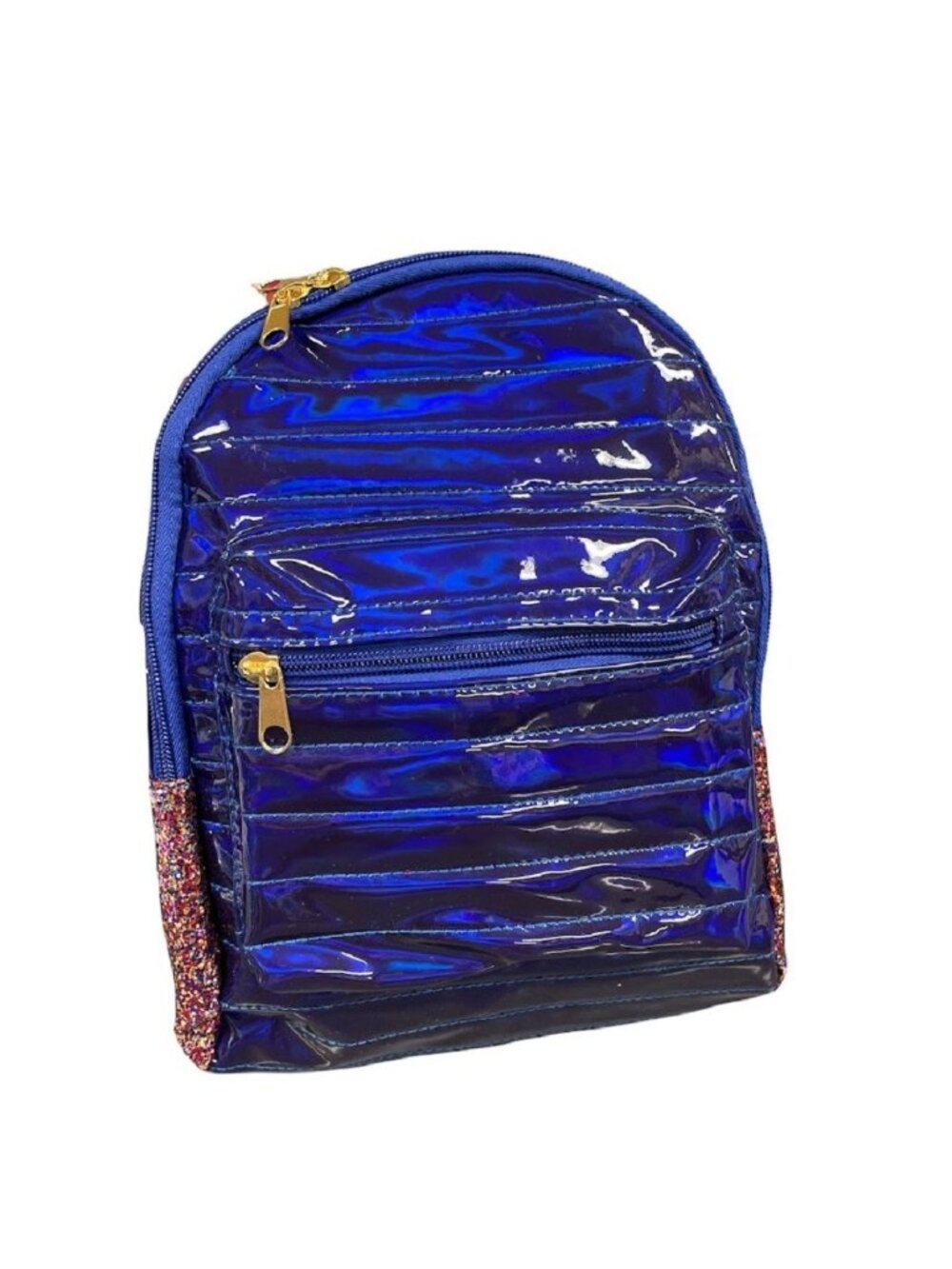 Capelli Girls Blue Metallic Mini Backpack