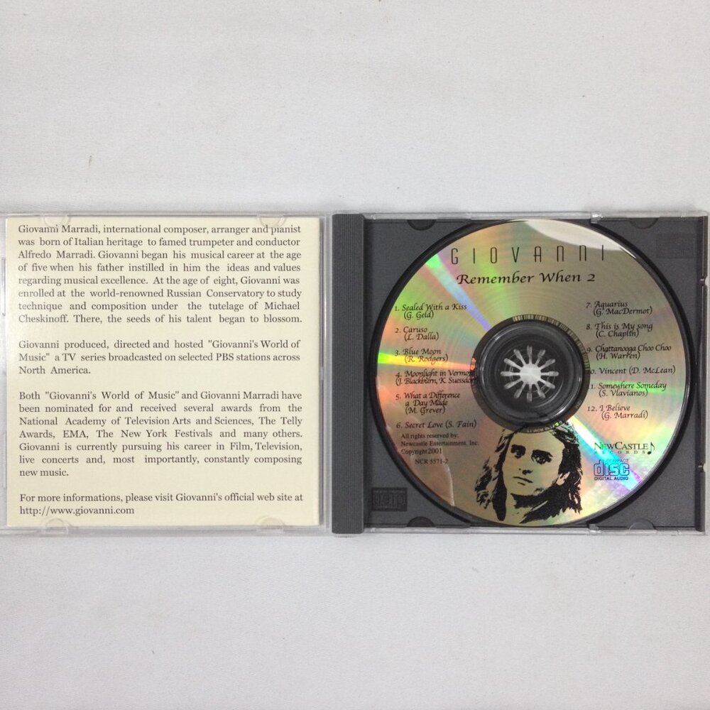 Giovanni - 2001 - Remember When 2 - Pop Classical - Cd - Used - Picture 3 of 3