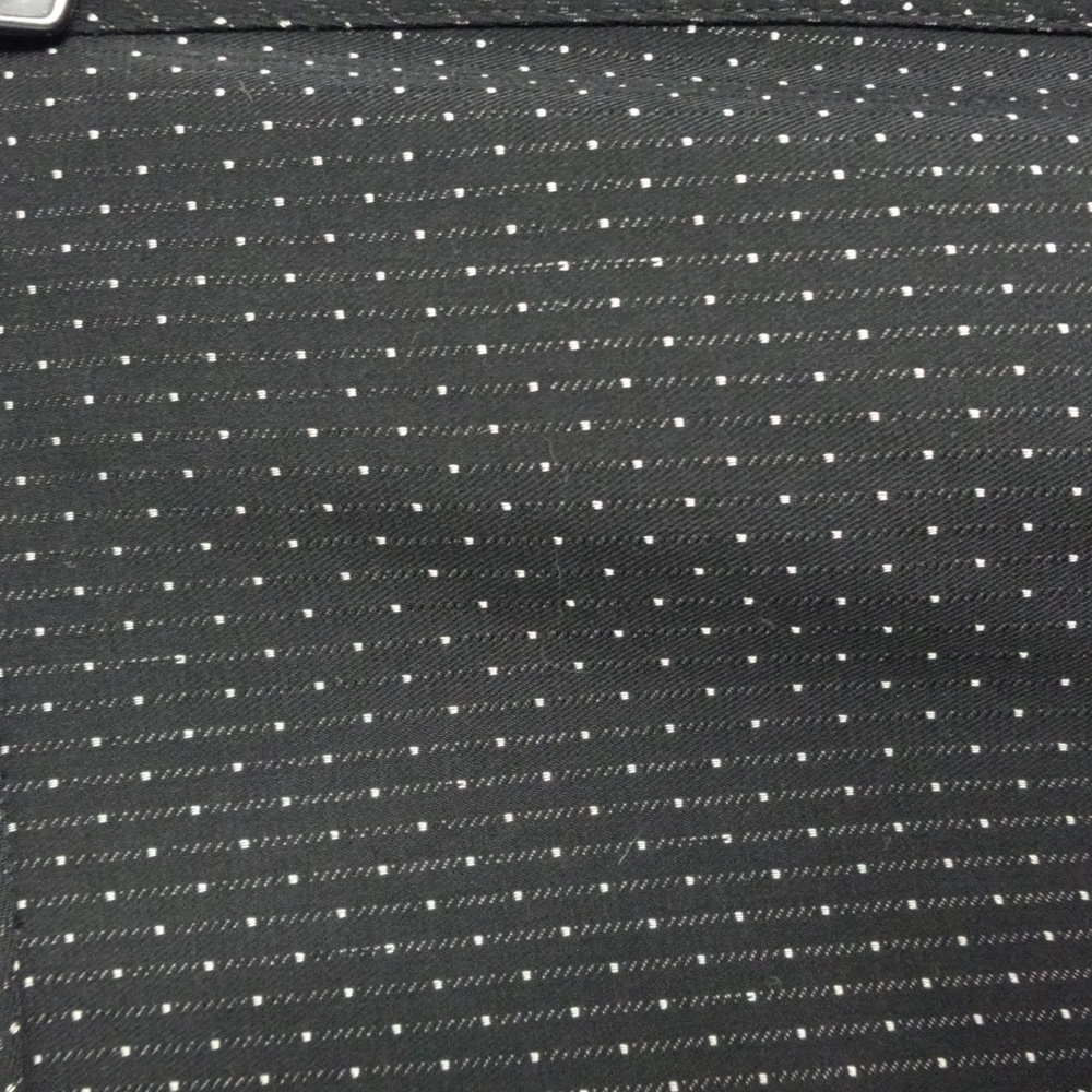 Anne Klein 8 Skirt Swiss Dot Black lined Pleats Hidden Side Zipper - Picture 8 of 11