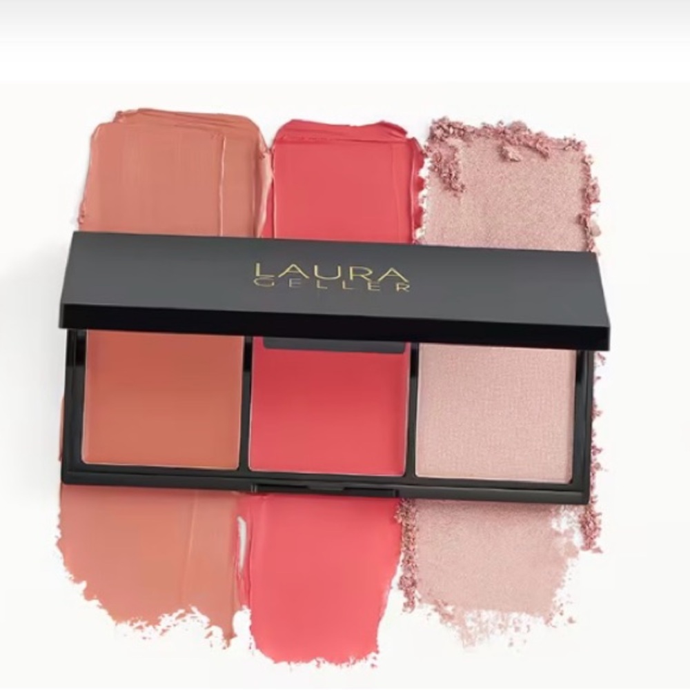 🌺NIB🌺 LAURA GELLER Multitasking Cream to Powder Trio in Meet the Pinks