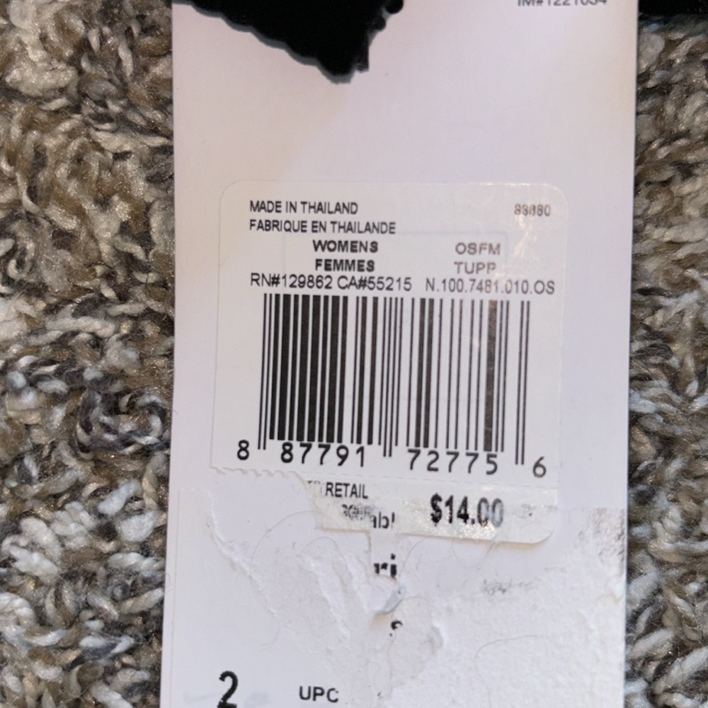 NWT Nike Bow velour scrunchie black - Picture 4 of 4