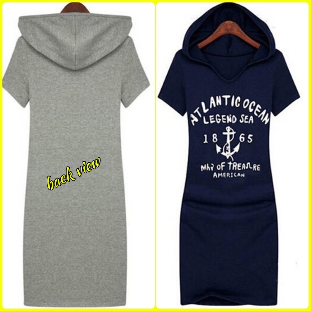 Fashions Atlantic Ocean Hoodie Dress - Picture 3 of 4
