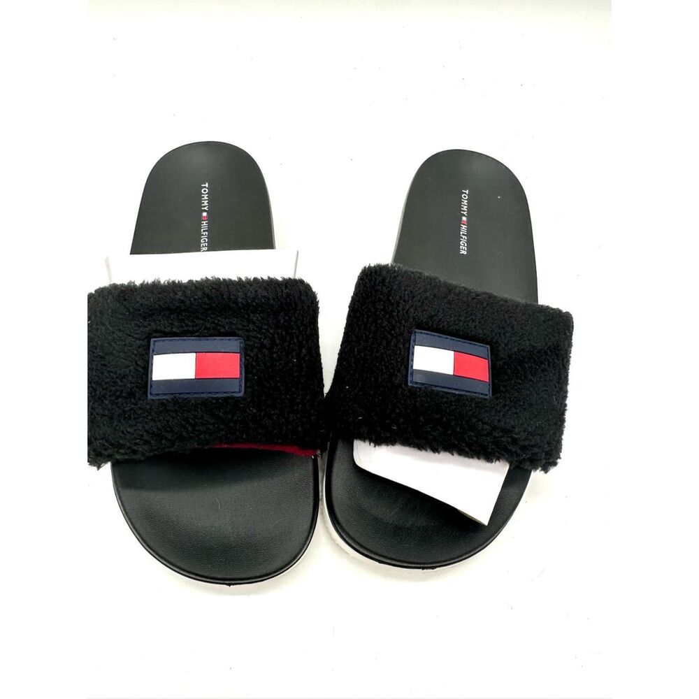 Tommy Hilfiger Women's  Black Dezia Sandal Size 8