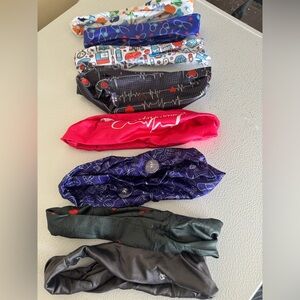 WILLBOND 8 Pieces Nursing Headbands with Buttons
