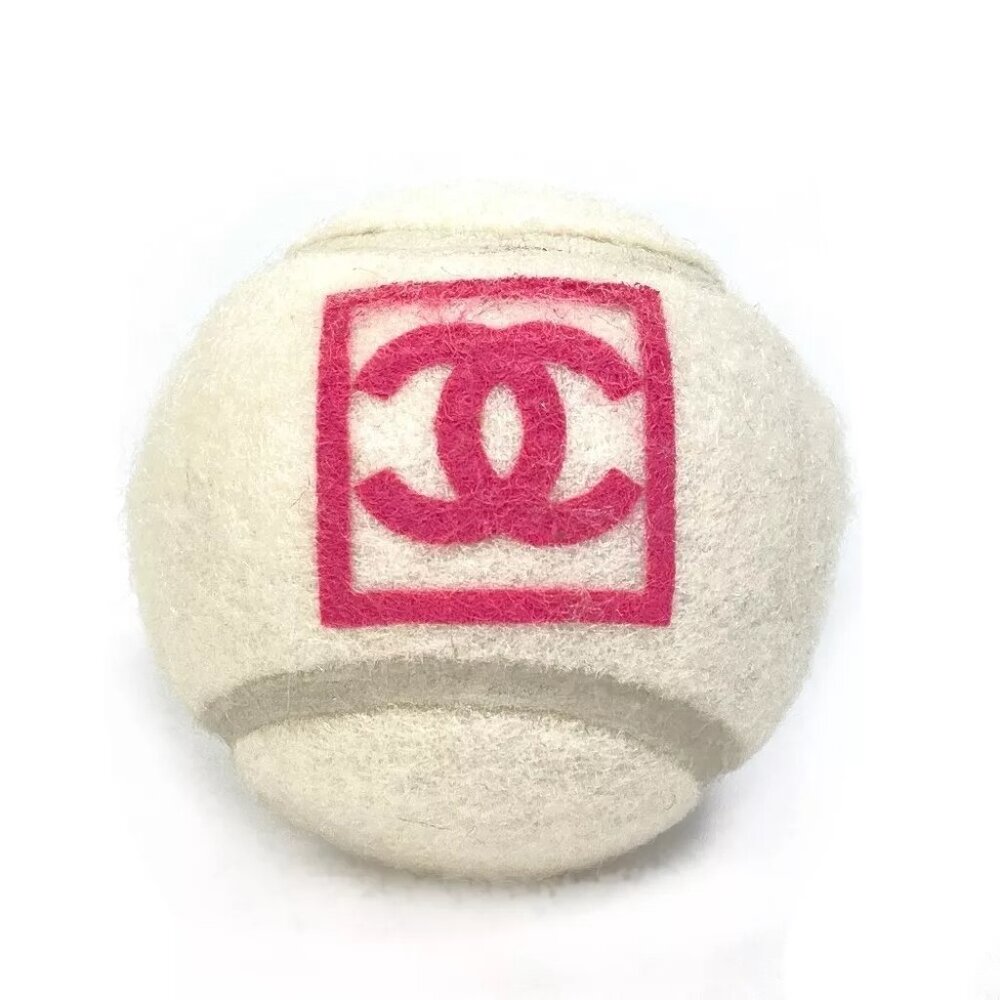 CHANEL chanel sport interior CC Mark CC Non-pressure ball Rubber Pink x White