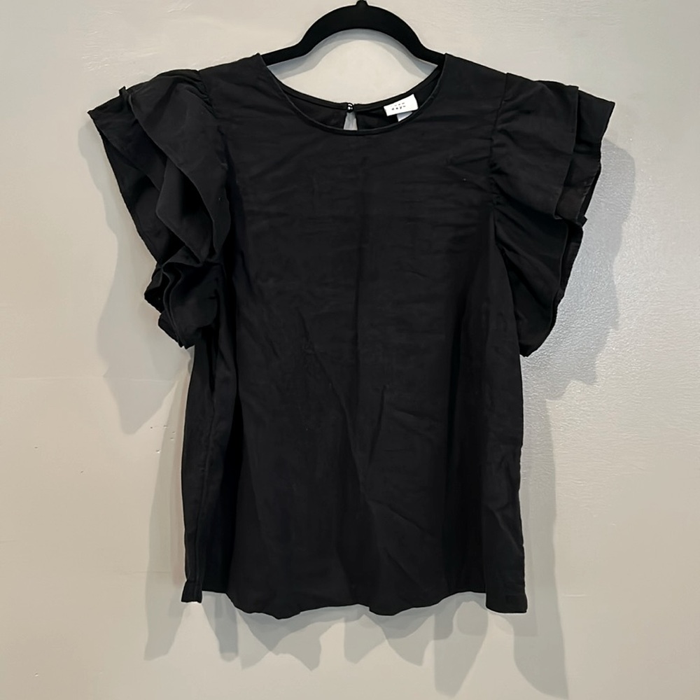 A New Day Flutter Sleeve Blouse