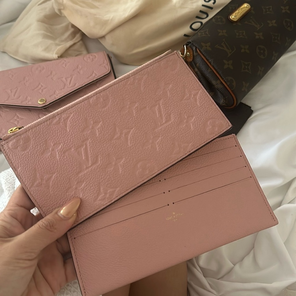 Felicie pochette inserts brand new both leather - Louis Vuitton