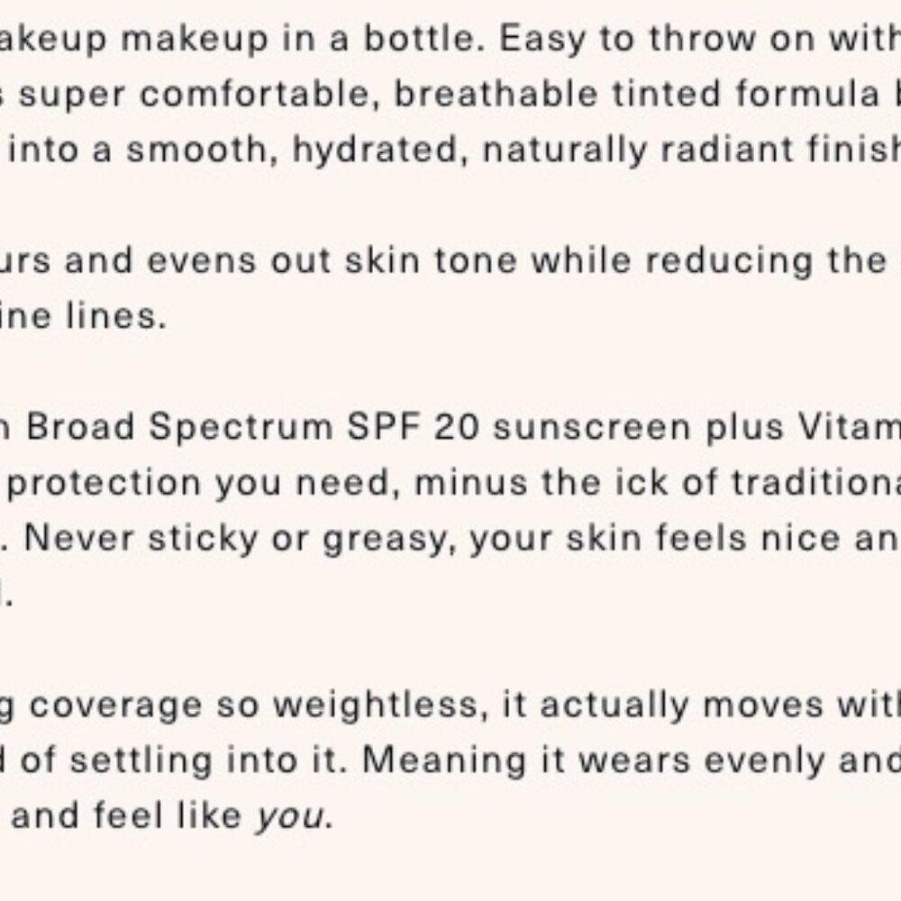 Rare Beauty Positive Light Tinted Foundation Broad Spectrum Color 14W - Picture 4 of 12