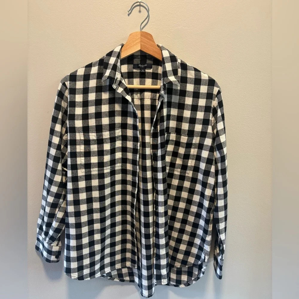 Madewell Gingham Flannel Shirt