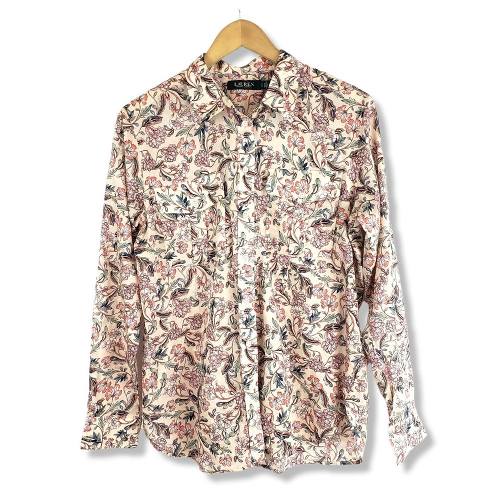 Lauren Ralph Lauren Button-up - Size Large