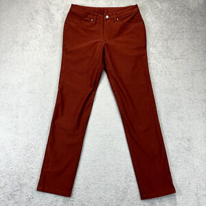 LULULEMON ABC Slim Fit Utilitech Pants Red Jeans Stretch Mens 28 x 32