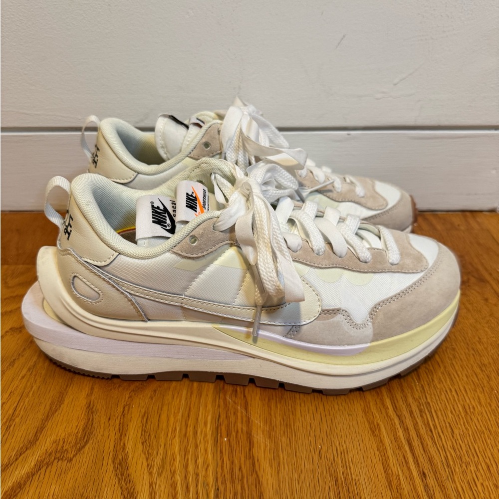 Sacai x Nike VaporWaffle ‘Sail Gum’ Casual Sport Sneaker - Men’s 8 Women’s 9.5 - Picture 5 of 7