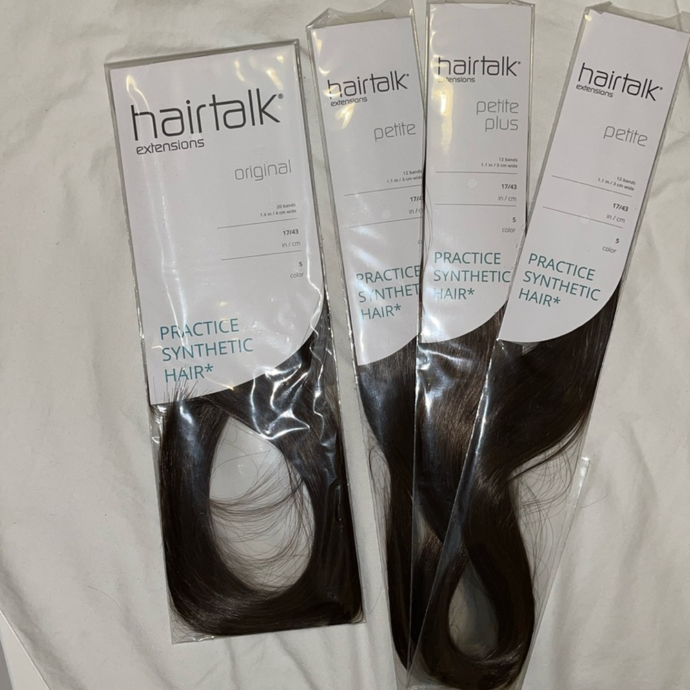 HAIRTALK Extensions Practice Synthetic Hair