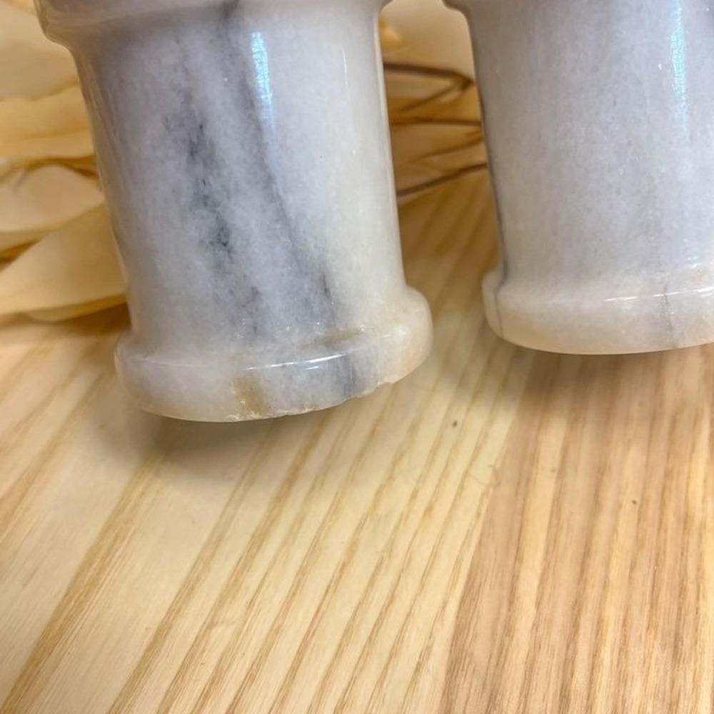 Marble Salt Shaker and Pepper Grinder Set - Picture 3 of 3