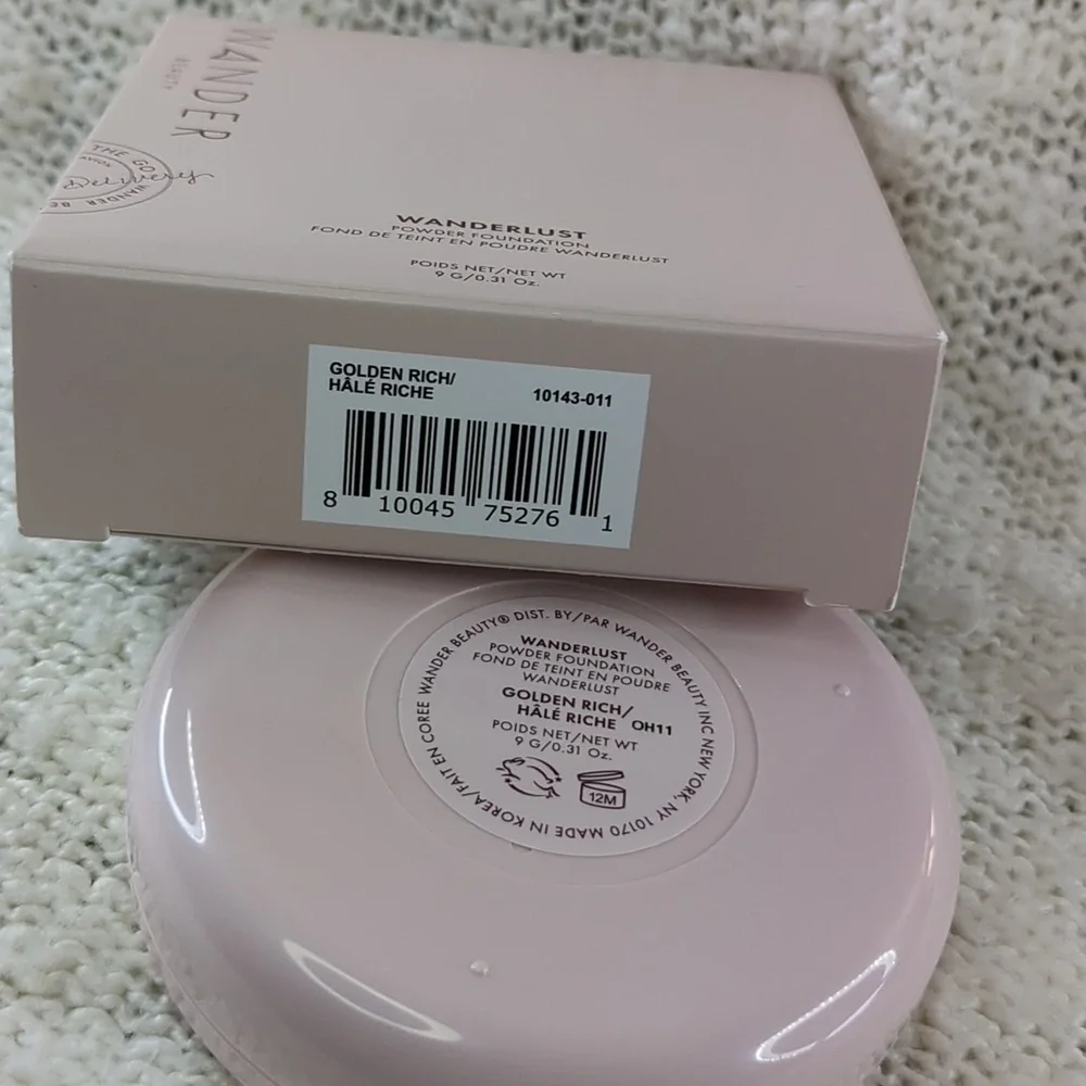 Wander Beauty Wanderlust Powder Foundation in Golden Rich, 9g/0.31oz - Picture 11 of 12