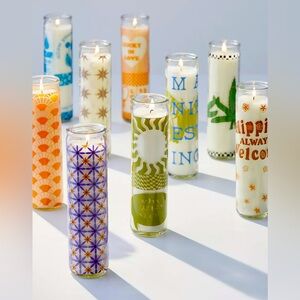 Urban Outfitters Home Lucky in Love Glass Candle NEW
