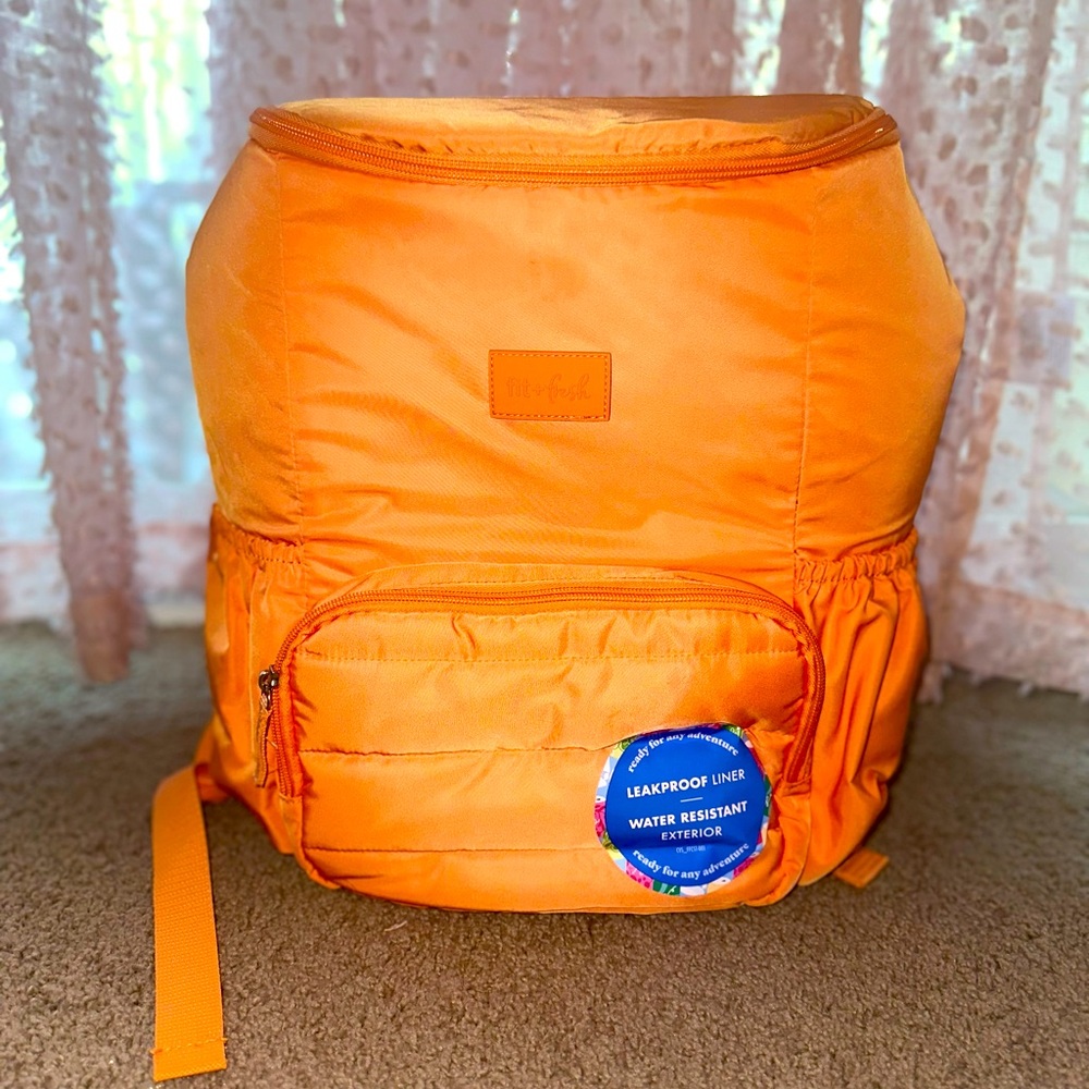 Izzy Backpack Cooler, Orange