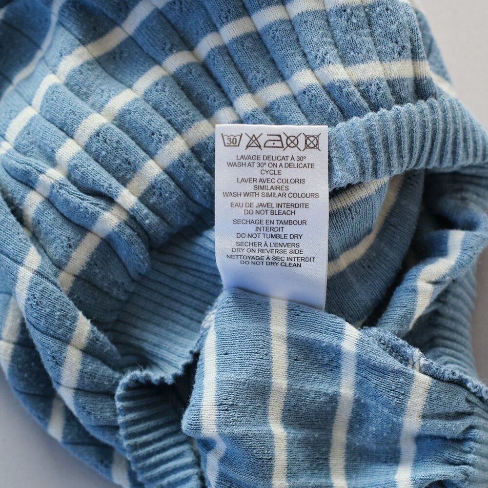 EMILE ET IDA STRIPES T-SHIRT IN CIEL - Picture 7 of 8