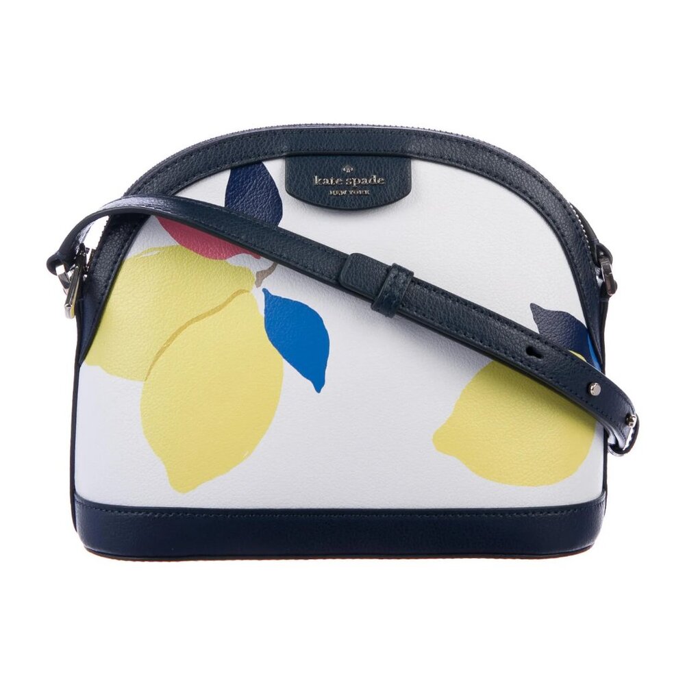 EUC Kate Spade New York Lemon Zest Sylvia  Dome Crossbody Bag