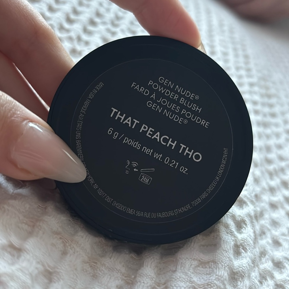 NWOT bareMinerals Gen Nude Powder Blush - that peach tho - Picture 4 of 4