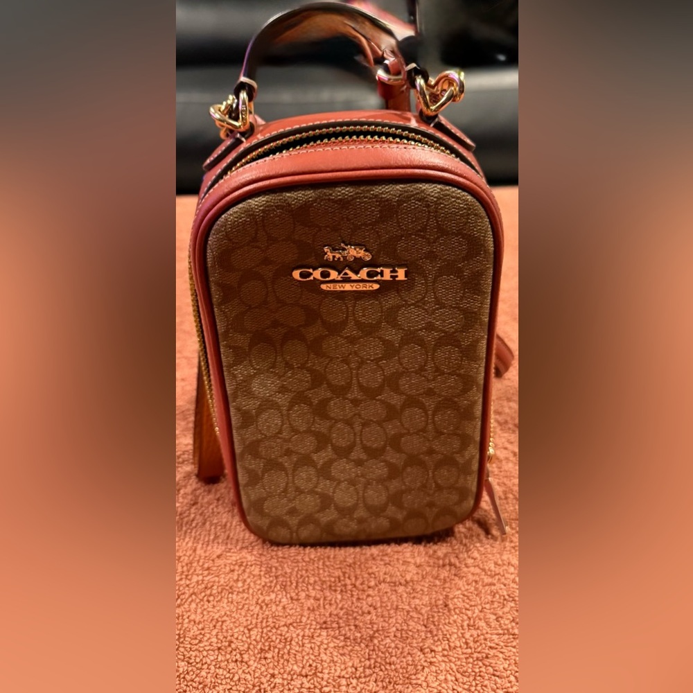 Authentic coach travel pouch, new