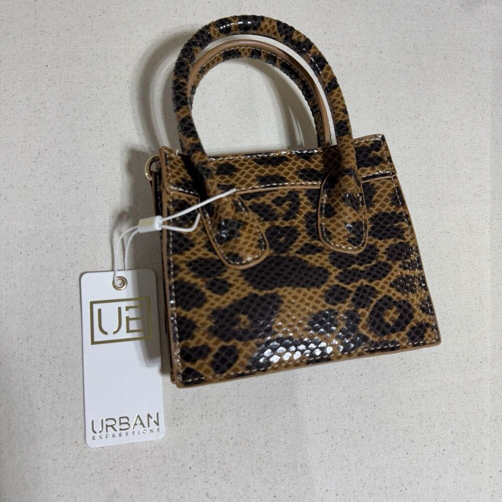 NEW Urban Expressions Mini Bag Leopard