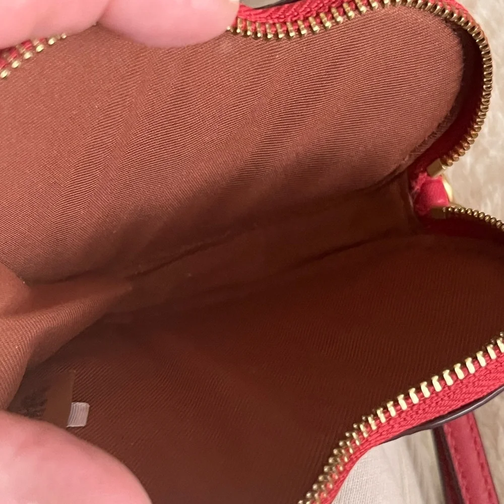 COACH Authentic Heart Wristlet/Coin Purse - Picture 8 of 8