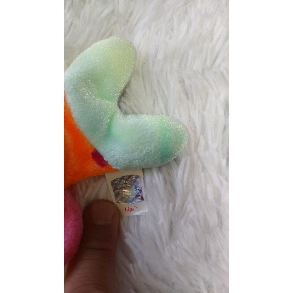 Ty Beanie Baby LIPS-1999 with ERRORS - Picture 3 of 6