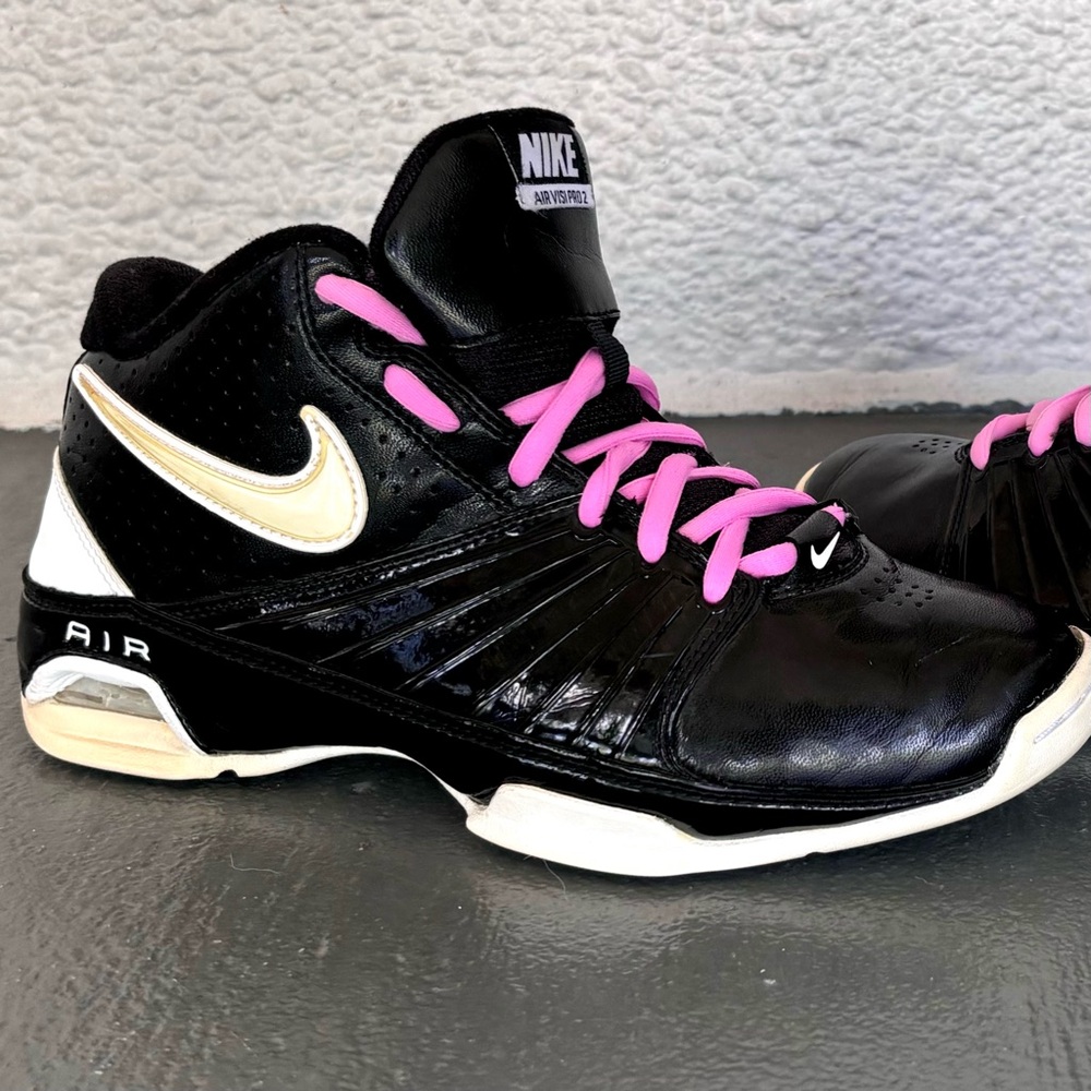 NIKE Air Max Visi Pro 2 Vintage High Top Basketball Shoes Retro Sporty Sneakers - Picture 2 of 16