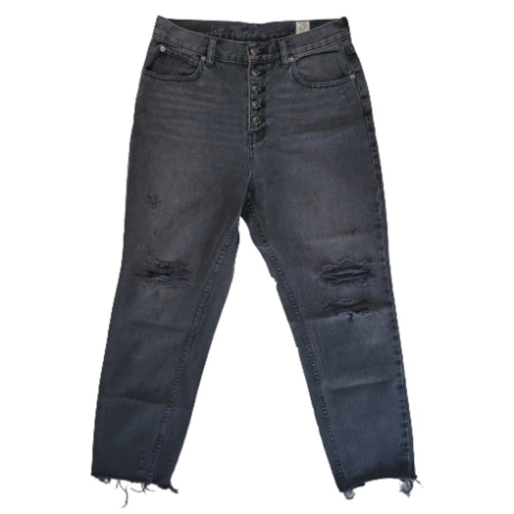 We The Free High Rise 100% Cotton Distressed Jeans - Size 29