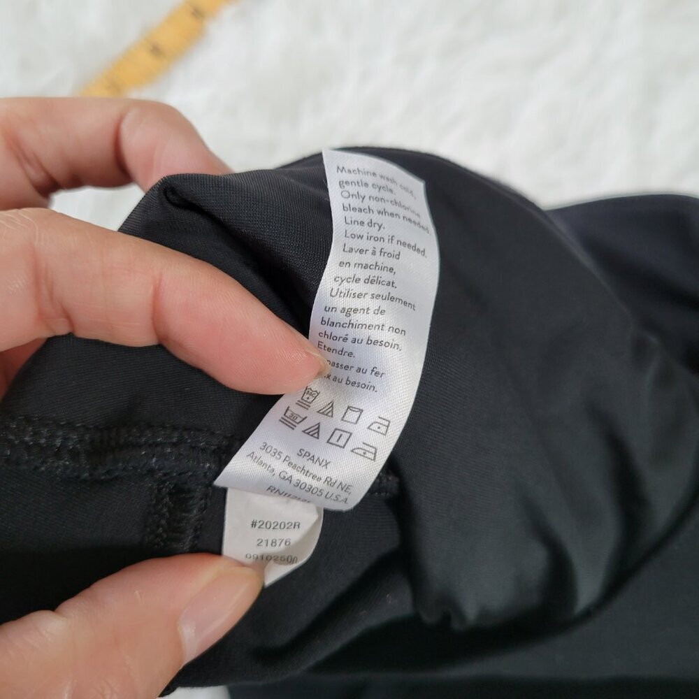 Spanx Black Suede Front Pants - Size 1X - Picture 12 of 15