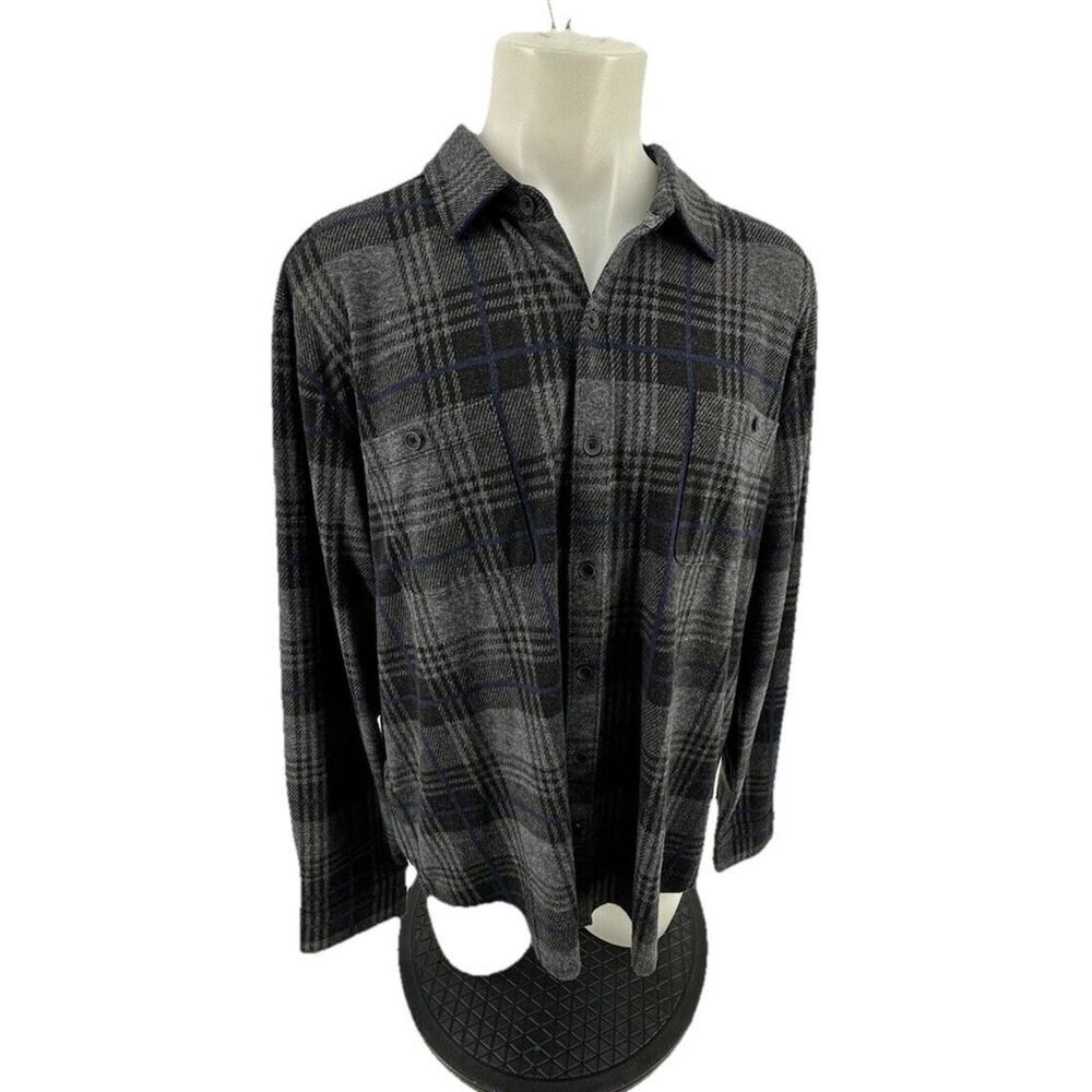 Tommy Bahama XXL Men Button Up Shirt Long Sleeve Plaided Casual N23v
