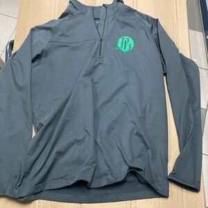 Gray running  pullover Lucky Liffey River Run