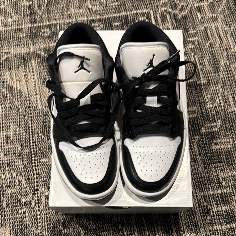 Women’s Air Jordan 1 Low in Black and White Panda Dunks
