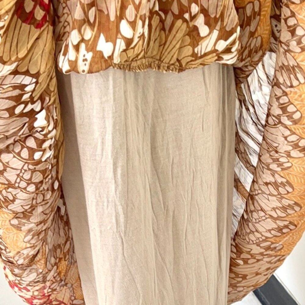WILLOW Maxi Dress BOHO earth tones size Medium MEDIUM - M - Picture 6 of 16