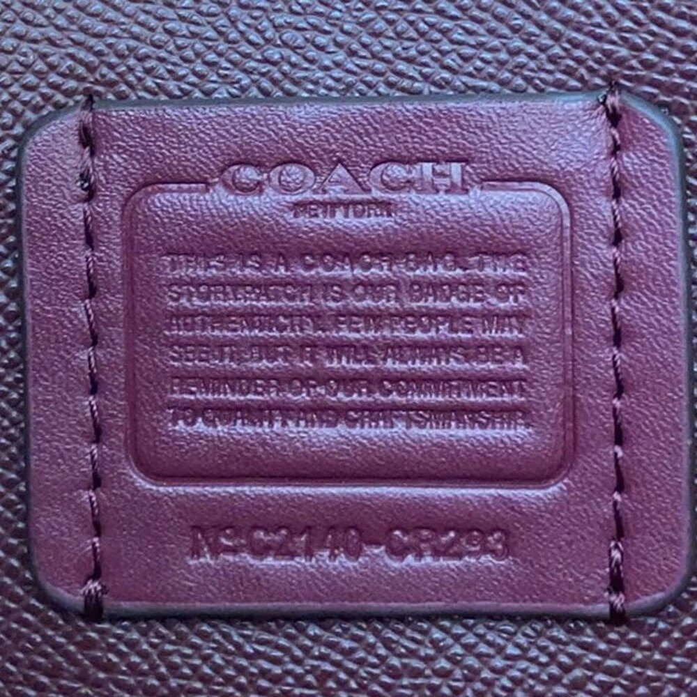 Coach Mollie 25: Cherry Luxury Tote CR293 - Picture 6 of 6